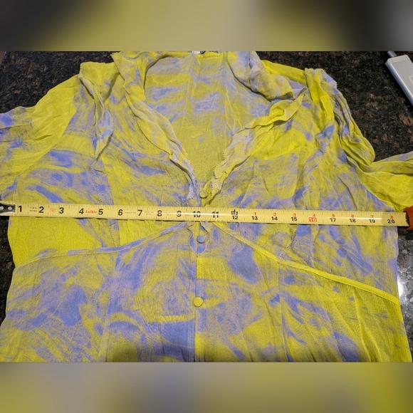 NWT Lini Inspiral V-Neck Frill Mini Dress - Picture 10 of 12